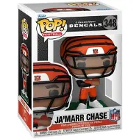 Funko POP! Figurine Pop! NFL : Bengals - Ja'Marr Chase (visière transparente), 9 cm