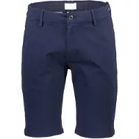 Lindbergh Slim Fit Pantalon court bleu foncé, Unicolore