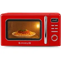 Swiss Haus Four à Micro-Ondes 700W 20L Zermatt Glacier Collection Rouge SH-MW19