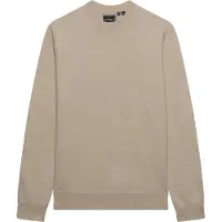 Superdry Homme Pull Essentiel Léger en Laine Mélangée Cream Taille: M