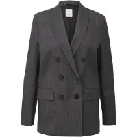 QS Blazer gris foncé / blanc