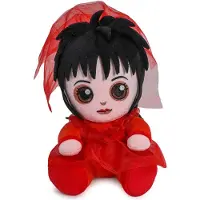Kidrobot Peluche collectionner sous licence officielle du film Beetlejuice de Kidrobot - Peluche Phunny de 7,5 pouces Lydia Deetz en robe de mari e rouge