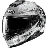 HJC i71 Taurus MC10SF Casque Intégral Mat/Blanc/Noir/Gris 2XL unisex