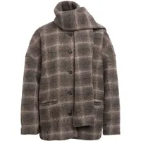 Object Veste mi-saison 'OBJMaise' marron / cappuccino / noir chiné