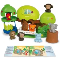 Learning Resources Peeksville Jungle Playset, Figurines Animaux, Jouet Zoo, Tigre, Lion, Compétences Motrices