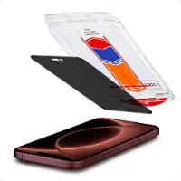 Accezz Protection d'écran en verre trempé avec filtre de confidentialité + Applicateur pour Apple iPhone 18 Pro Max