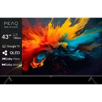 PEAQ Ptv 43gqu-5026t 43“ Google Qled Uhd Tv - Ultra Hd 4k 43 Pouces
