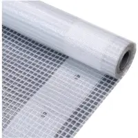 vidaXL Bâche de couverture Leno Blanc 2 x 6 m 260 g/m