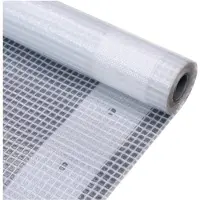 vidaXL Bâche de couverture Leno Blanc 1,5 x 15 m 260 g/m