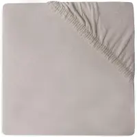 Jollein Drap-Housse Jollein Jersey Nougat Grey-70 x 140/150 cm