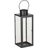 Mica Decorations Lanterne Arzilla Noir - L14 x L13 x H35 cm