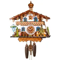 Engstler - K44717/8 - Pendule coucou - Mécanisme à chaîne de 8 jours