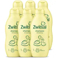 Zwitsal 6 x Shampooing pour bébé - Doux et nourrissant - 200 ml - Pack économique - 6 pièces