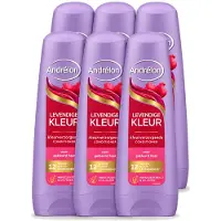 Unilever 6 x Après-shampooing Andrélon, couleur vibrante - 200 ml - Pack économique - 6 pièces