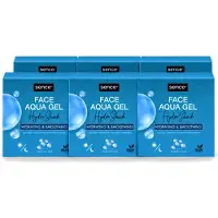 Sence 6 x Crème hydratante Aqua Gel Hydro Shock 2-en-1, format 50 ml - Pack avantage - 6 pièces