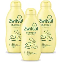 Zwitsal 3 x Shampooing pour bébé - Doux et nourrissant - 200 ml - Pack avantage - 3 pièces
