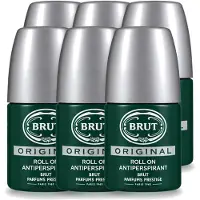 BRUT 6 déodorants roll-on Original - 50 ml - Pack économique - 6 pièces