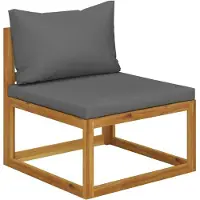 vidaXL Ensemble de salon de jardin en bois massif d'acacia Meubles de jardin