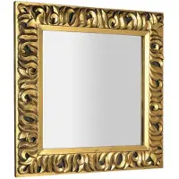 Sapho Miroirs - Miroir Zeegreas dans un cadre, 900x900 mm, doré IN416