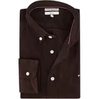 Tommy Hilfiger Chemise brun foncé