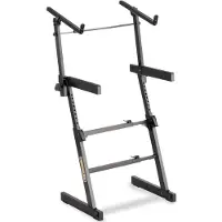 Hercules Stands Hercules Auto Lock Z Style 2 Tier Keyboard Stand