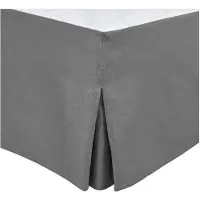 HOME LINGE PASSION Cache Sommier - - 140 X 190 Cm + 30 Cm - Gris Anthracite