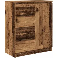 vidaXL Sideboard avec tiroirs imitation vieux bois 71x35x84cm bois composite
