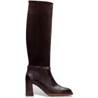 Hispanitas pour femme. HI265079 Bottes en cuir Alabama marron (41), 5 à 8 cm, Casuel