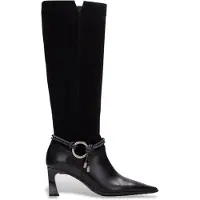 Hispanitas pour femme. HI265123 Bottes en cuir Paris noir (40), 5 à 8 cm, Fermeture éclair, Casuel