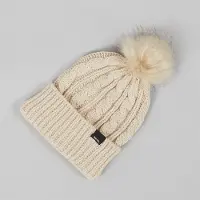 Bench Bonnet en maille torsadée femmes - Dark Chalk