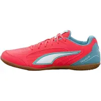 Puma Kinder Truco IV JR, chaussures de football pour enfants, modèle sneaker, chaussures d'intérieur, référence 108970 09, couleur rouge/bleu, pointure : 37 EU