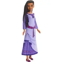 Mattel - Hiszpańska lalka Asha z Disney Wish z funkcją śpiewu - Premium akcesorium