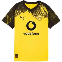 Puma Bvb Borussia Dortmund 25/26 Replica Junior Home Short Sleeve T-shirt Jaune 13-14 Years Enfants