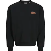 JJ REBEL Sweat-shirt 'JREBJIM' mandarine / noir / blanc cassé
