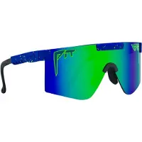 Pit Viper - Lunettes de soleil polarisées - The Leonardo Original Wide HDPV Polarized Blue-Green - Bleu