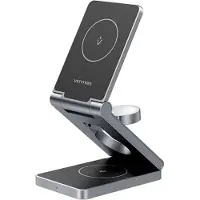 Big Buy Cooking Vention 3in1 Wireless Folding MagCharger, Space Grey (chargeur de batterie pliable sans fil)