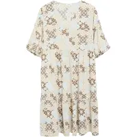 s.Oliver Robe beige / bleu ciel / marron / coquille d'oeuf