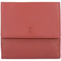 Esquire Cuir boîte viennoise Deer Wiener Wallet Red rouge foncé