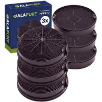 Alapure Filtres à charbon actif adaptés au Beko KF9178011875 (2 pièces)