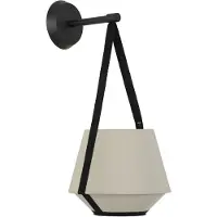 Forestier Applique Murale , Carrie XS, dimmable, Vert, Salon / séjour, Tissu / textile, Design