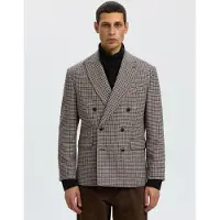 Selected Revers En Pointe Blazer À Double Boutonnage Homme Gris 48