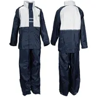 Ralka Combinaison de natation junior, bleu et blanc, taille 116