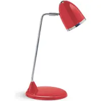 MAUL Lampe de table MAULstarlet E27 LED 3.000 K Pied rouge