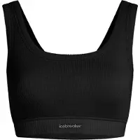 Icebreaker Soutien-gorge de sport 'Lotus' noir