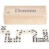 Engelhart Jeu de dominos en bois Double 6 - emballé
