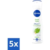 Nivea - Déodorant - Spray - Fresh Pure - Fraîcheur longue durée - 150 ml - Advantage pack - 5 pièces