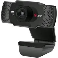 C-TECH CAM-11FHD webcam, 1080P, microphone, noir