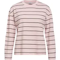 Object T-shirt mauve / noir
