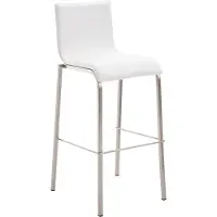 CLP Tabouret de bar Avola cuir plat E78