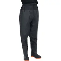 vidaXL Cuissardes avec bottes noir taille 38
